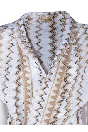 Kimono lungo smanicato in misto cotone bianco PHO FIRENZE | 4323017MIAMI